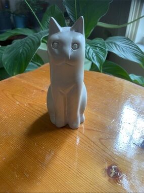 Hand crafted in Kenya Ceramic Cat